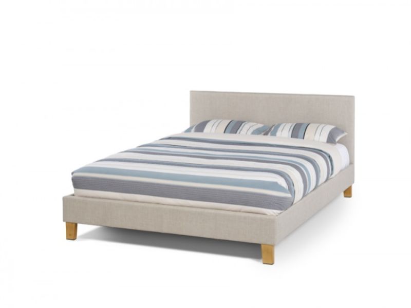 Serene Sophia 6ft Super Kingsize Linen Fabric Bed Frame