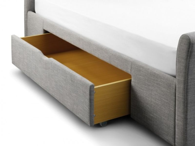 Julian Bowen Capri 5ft Kingsize Grey Fabric Storage Bed