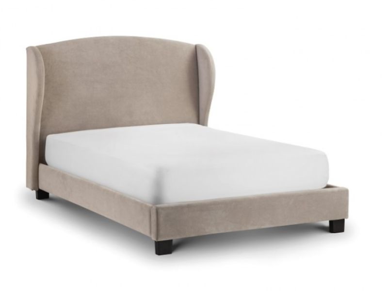 Julian Bowen Blenheim 5ft Kingsize Grey Fabric Bed Frame