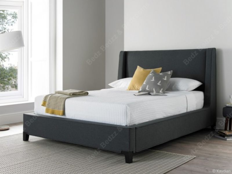 Kaydian Lisa 5ft Kingsize Grey Fabric Bed Frame