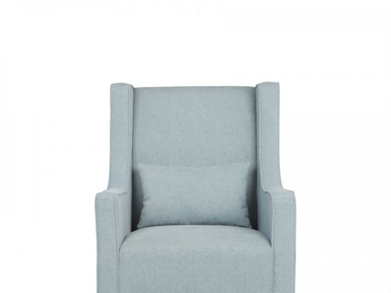 Serene Leven Duck Egg Fabric Chair And Footstool
