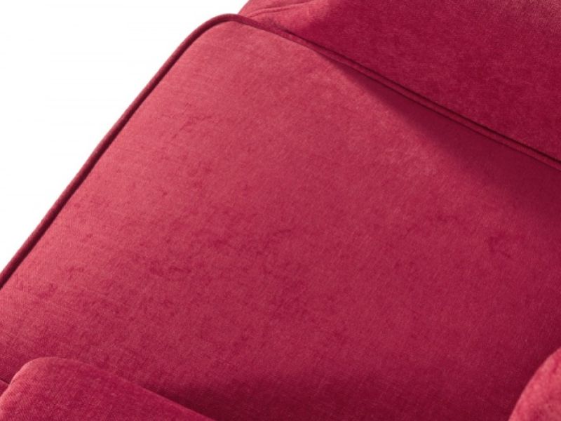 Serene Ayr Red Fabric Chair
