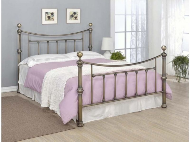 Sleep Design Stratford 5ft Kingsize Brass Metal Bed Frame