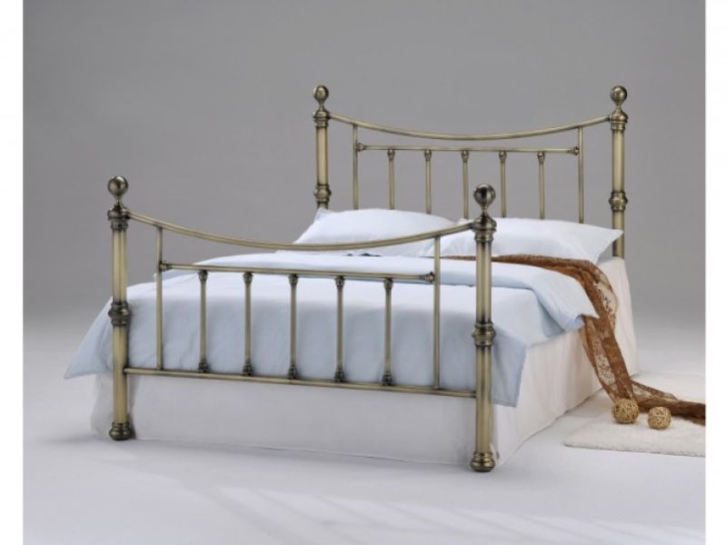Sleep Design Stratford 5ft Kingsize Brass Metal Bed Frame