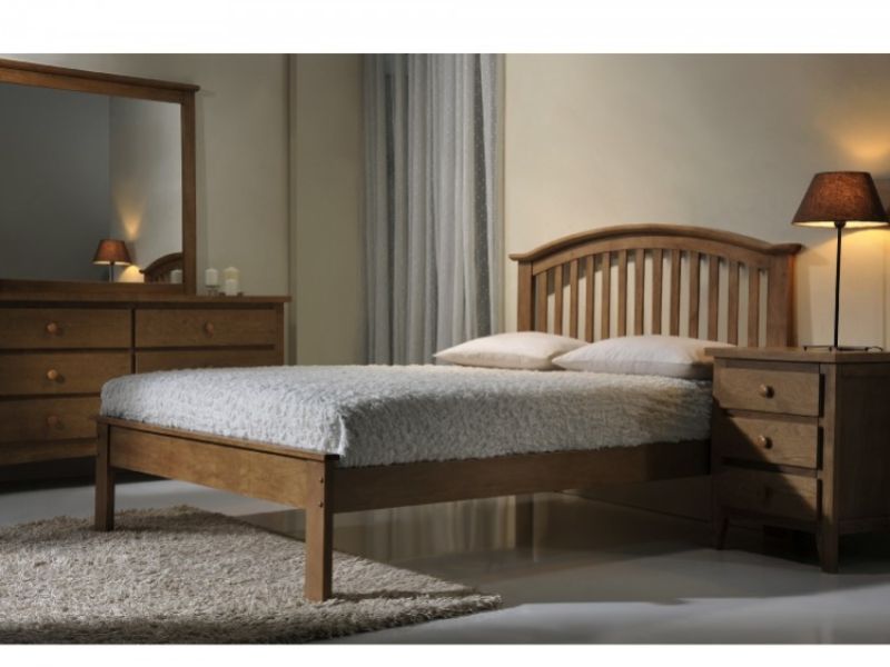 Flintshire Leeswood 3ft Single Oak Finish Bed