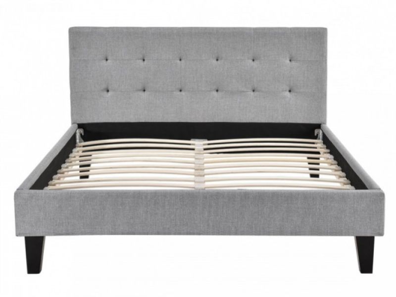 Sleep Design Blenheim 4ft6 Double Grey Fabric Bed Frame