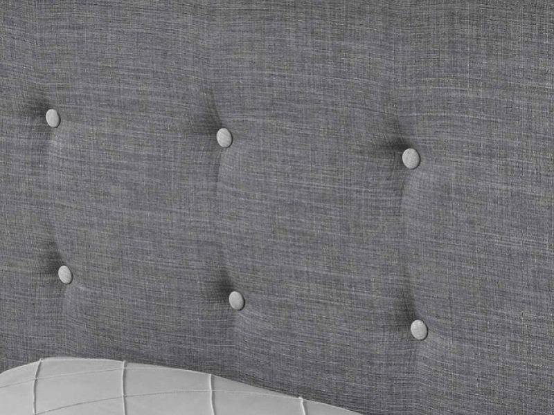 Sleep Design Winchester 5ft Kingsize Charcoal Grey Fabric Bed Frame