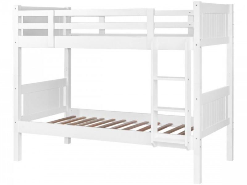 Sleep Design Billy White Wooden Bunk Bed