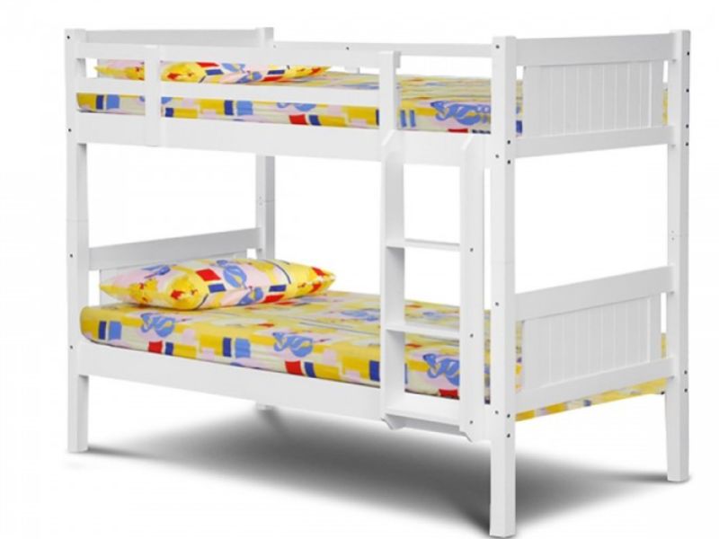Sleep Design Billy White Wooden Bunk Bed