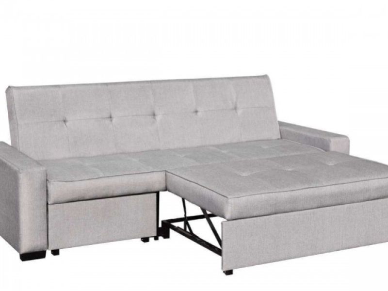 Sleep Design Seattle Grey Fabric Sofa Bed