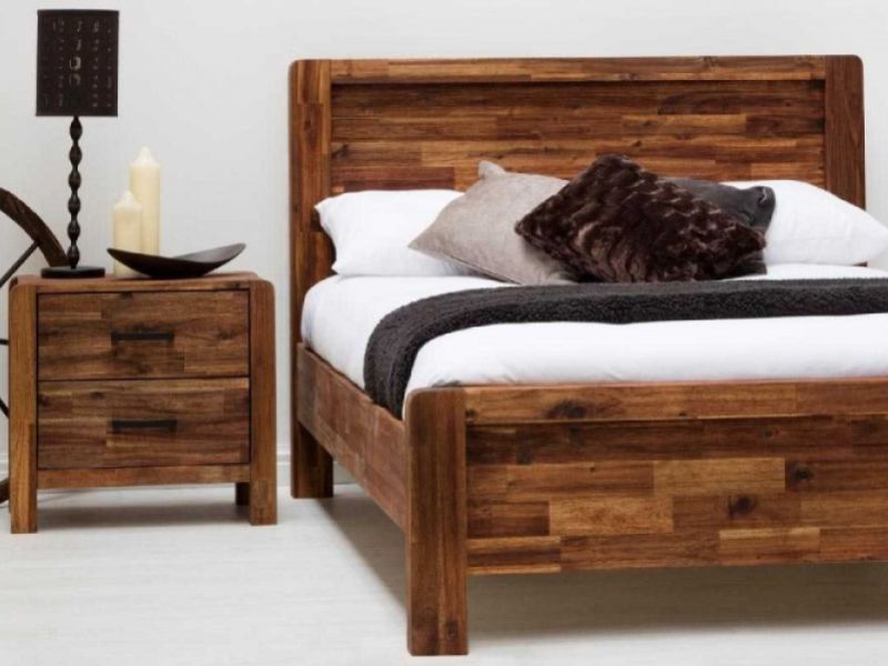 Sleep Design Chester Rustic Finish Bedside