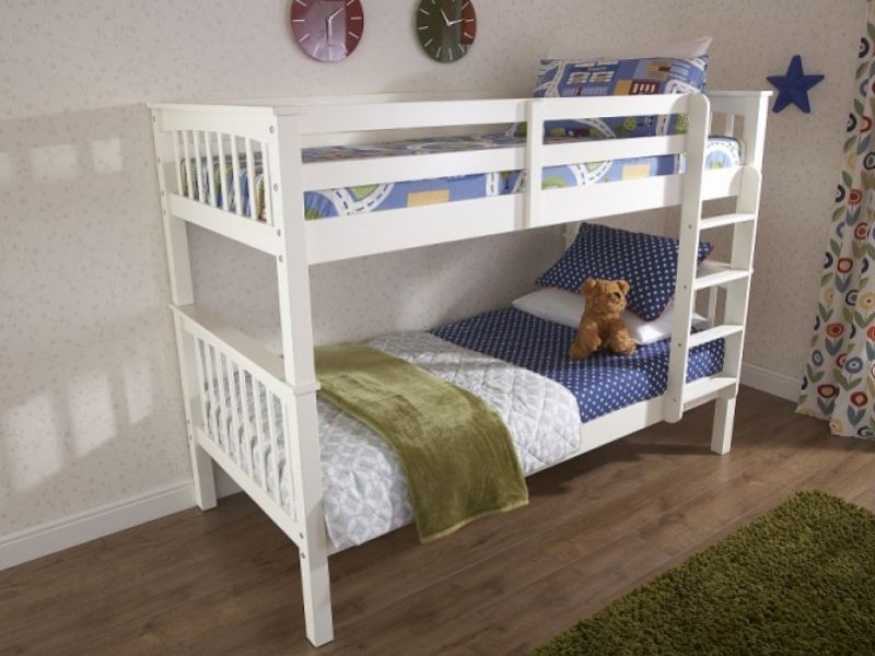 GFW Novaro White Wooden Bunk Bed