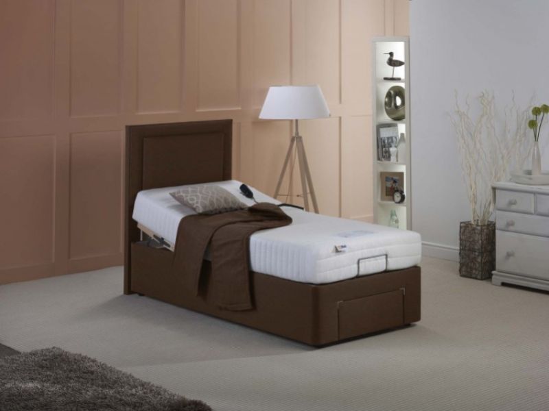 Furmanac Mibed Mitford 2ft6 Small Single Memory Foam Electric Adjustable Bed
