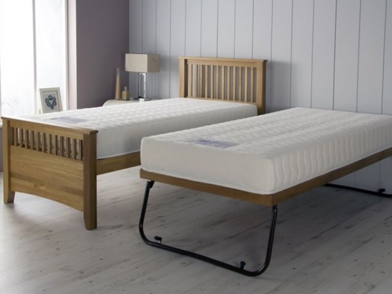 Airsprung Oakrest Wooden Oak Finish Guest Bed