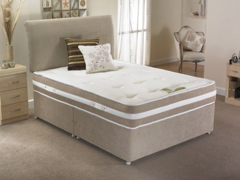 La Romantica Madrid 4ft6 Double 1000 Pocket And Memory Divan Bed