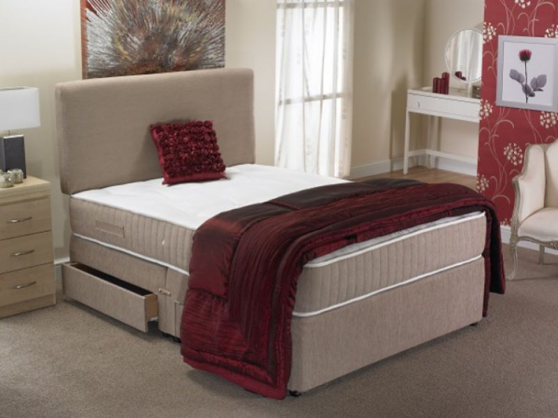 La Romantica Milan 3ft Single 1500 Pocket Sprung  Divan Bed