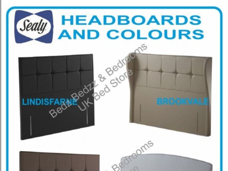 Sealy Brookvale 3ft Single Fabric Headboard (Choice Of Colours)