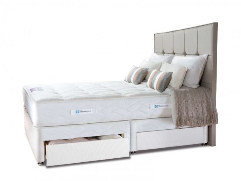 Sealy Pearl Elite 6ft Super Kingsize Divan Bed
