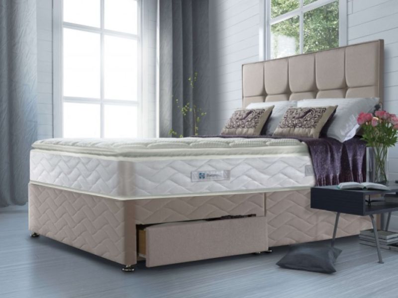 Sealy Nostromo Latex 1400 Pocket 5ft Kingsize Divan Bed
