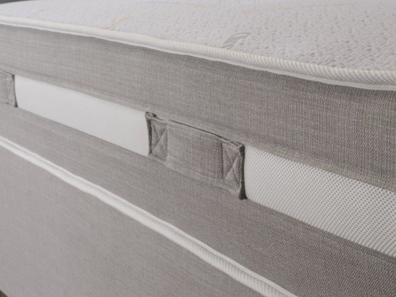 La Romantica Monaco 4ft Small Double 1000 Pocket Sprung with Latex Divan Bed