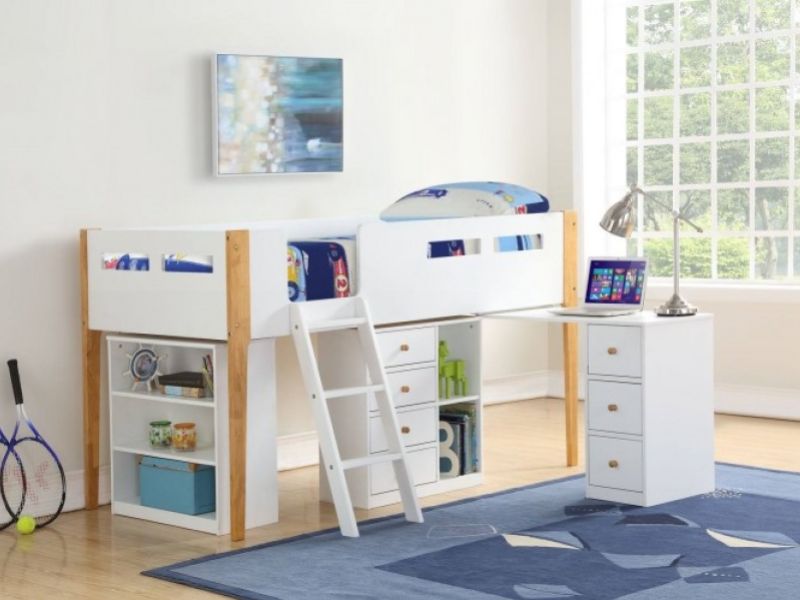 Flair Furnishings Addison White Midsleeper Bed