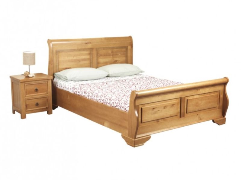 Sweet Dreams Jackdaw 5ft Kingsize Oak Finish Wooden Bed Frame