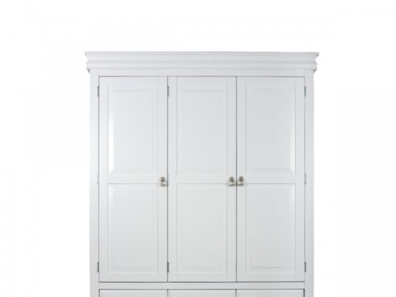 Sweet Dreams Storm White 3 Door Wardrobe