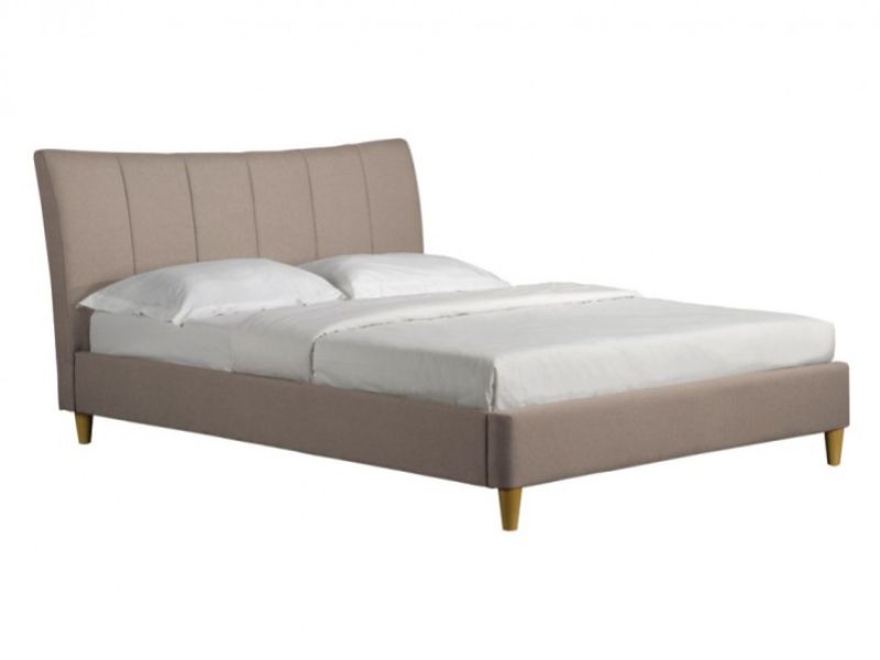 Sweet Dreams Nelson 4ft6 Double Wheat Fabric Bed Frame