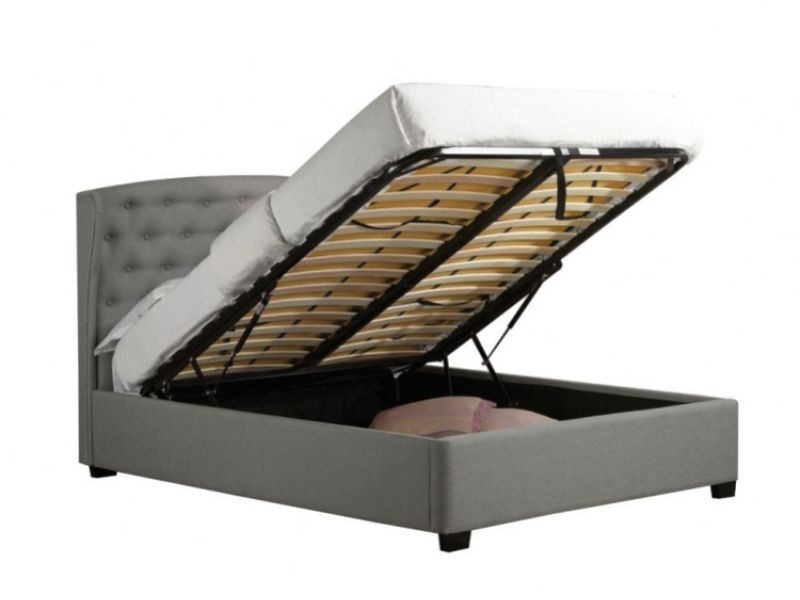 Sweet Dreams Toronto 4ft6 Double Slate Fabric Ottoman Bed Frame