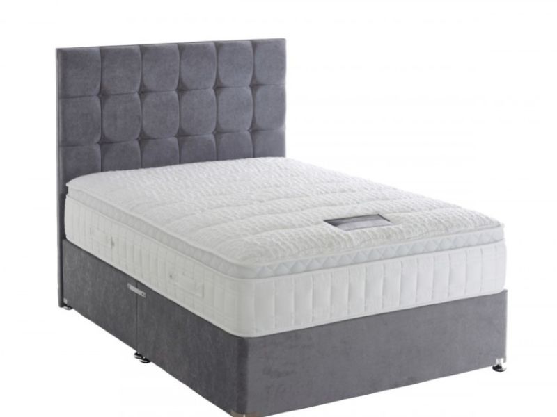 Dura Bed Silver Active 4ft Small Double 2800 Pocket Springs Divan Bed