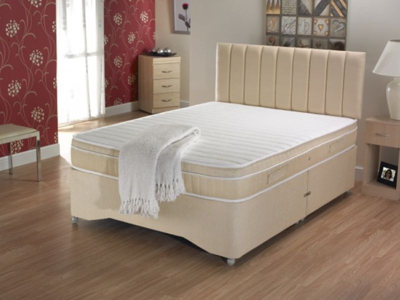 La Romantica Shantay 4ft Small Double Memory Foam Divan Bed