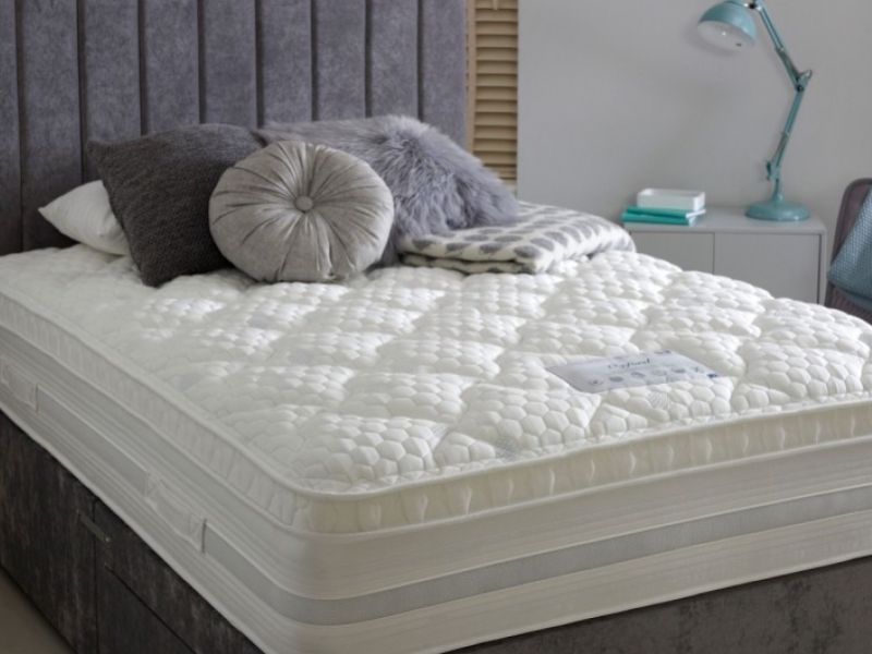 Dura Bed Oxford 1000 Pocket Sprung 3ft Single Divan Bed with Memory Foam