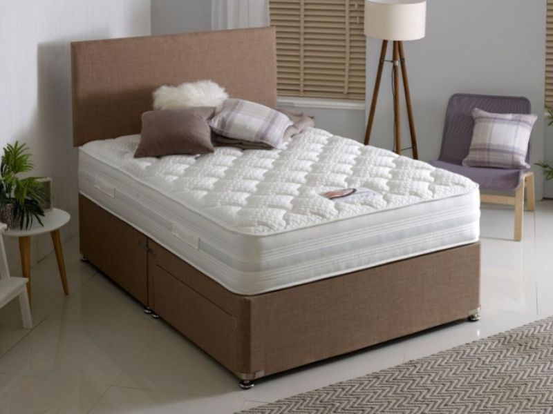 Dura Bed Memorize 5ft Kingsize Divan Bed with Memory Foam