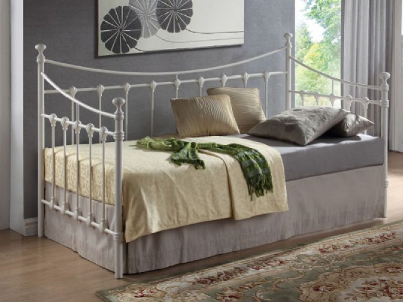 Time Living Florida Ivory Metal Day Bed