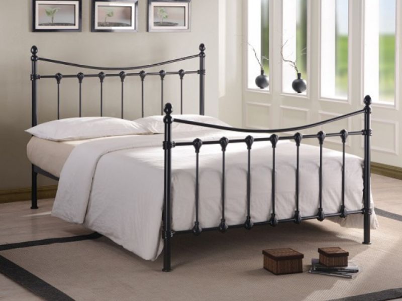 Time Living Florida 3ft Single Black Metal Bed Frame