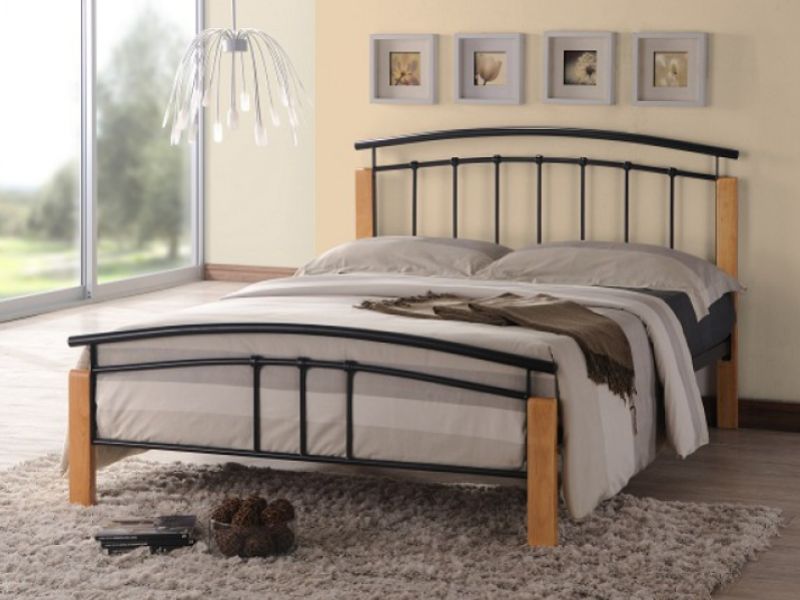 Time Living Tetras 5ft Kingsize Black Metal Bed Frame