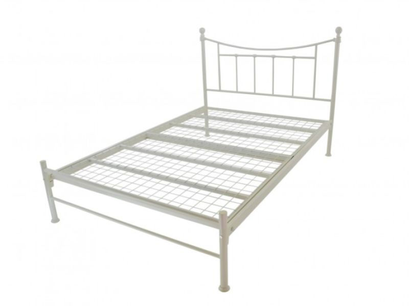 Metal Beds Bristol 3ft Single Ivory Metal Bed Frame