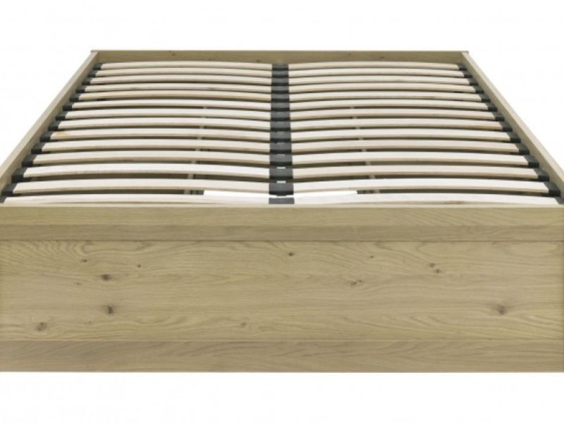 Bentley Designs Turin Aged Oak 5ft Kingsize Wooden Storage Bed