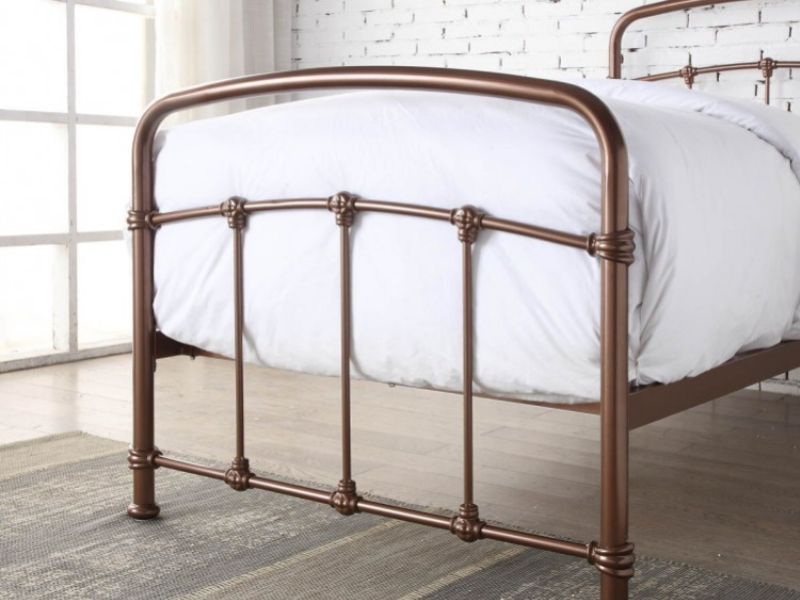 Flintshire Mostyn 3ft Single Rose Metal Bed Frame