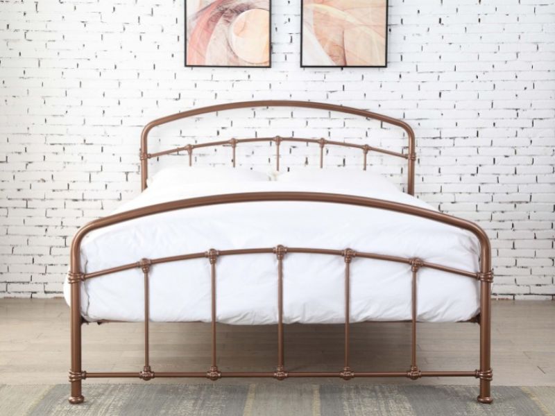 Flintshire Mostyn 4ft6 Double Rose Metal Bed Frame