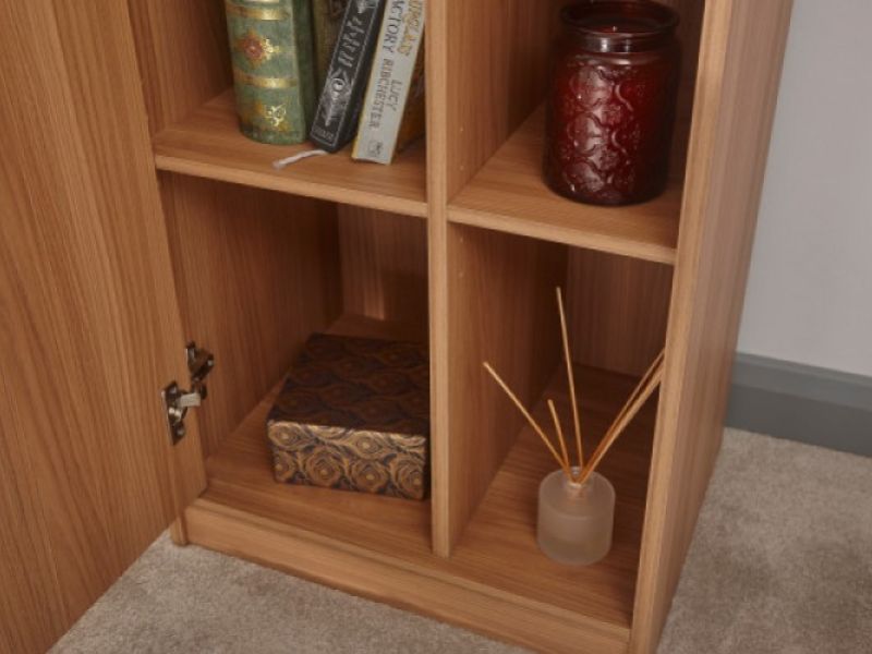 GFW Aspen Oak Finish Dressing Table And Mirror