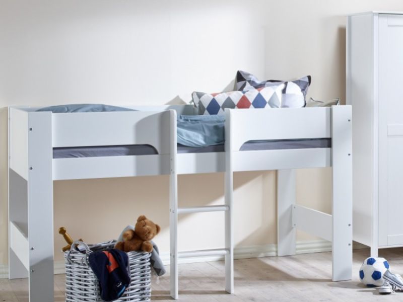 Flexa Modern Childrens Mid Sleeper Bed