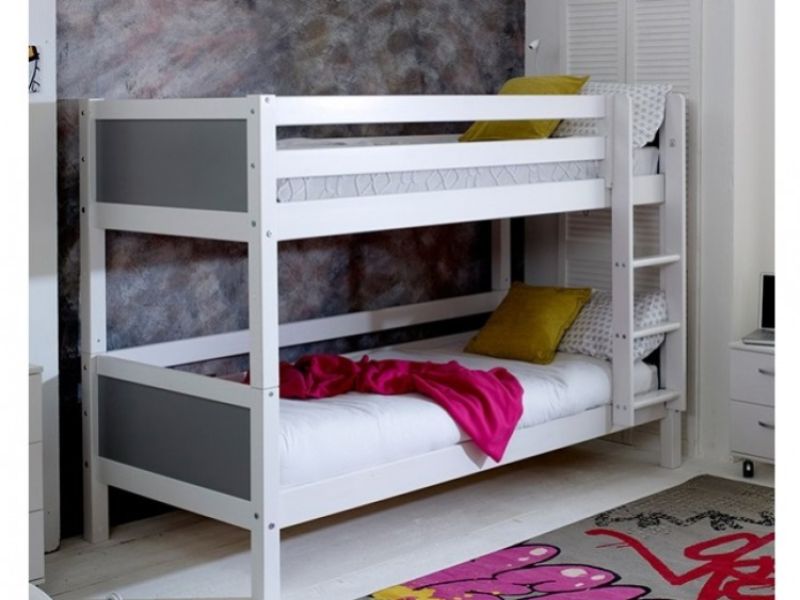 Thuka Nordic Bunk Bed 1 With Flat Grey End Panels