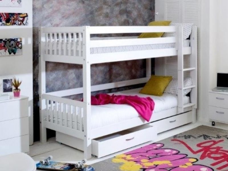Thuka Nordic Bunk Bed 2 With Slatted End Panels And Drawers