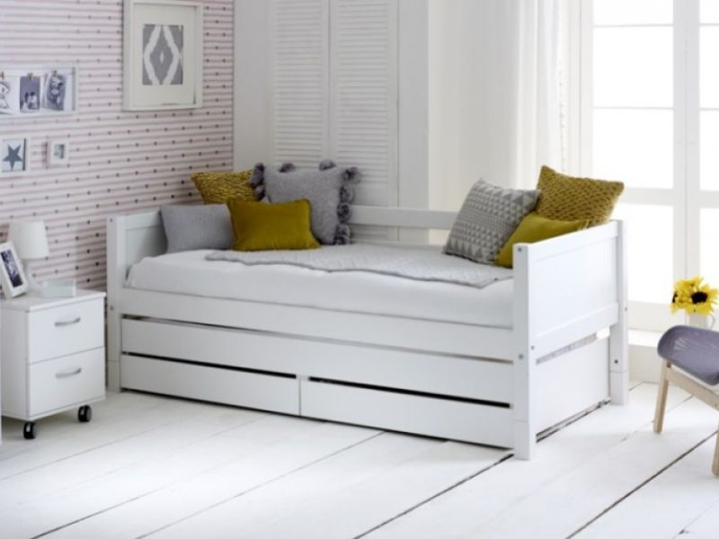 Thuka Nordic Day Bed 1 With Flat White End Panels
