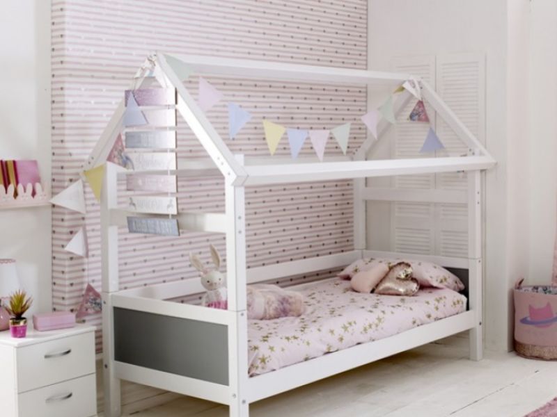 Thuka Nordic Playhouse Bed 1 With Grey End Panels