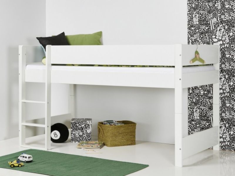 Flair Furnishings Hettie White Midsleeper Bed