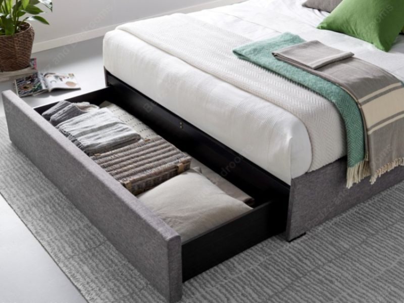 Kaydian Gosforth 5ft Kingsize Charcoal Fabric Bed