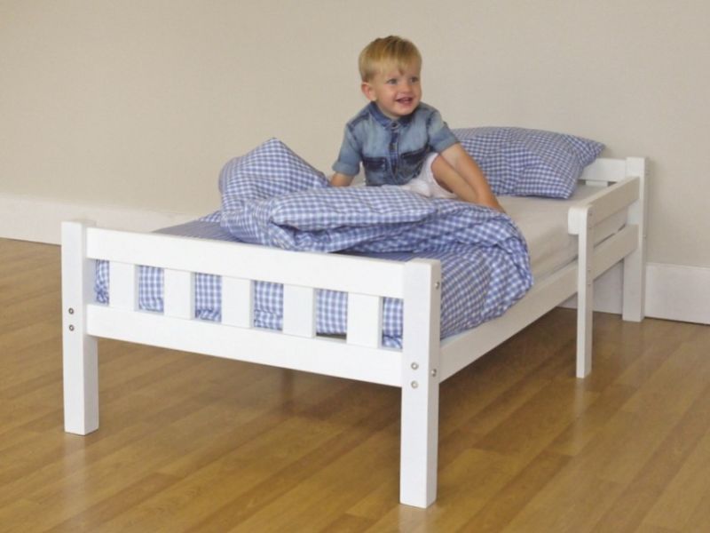 Kidsaw Starter Junior Wooden Bed Frame Bundle - Blue
