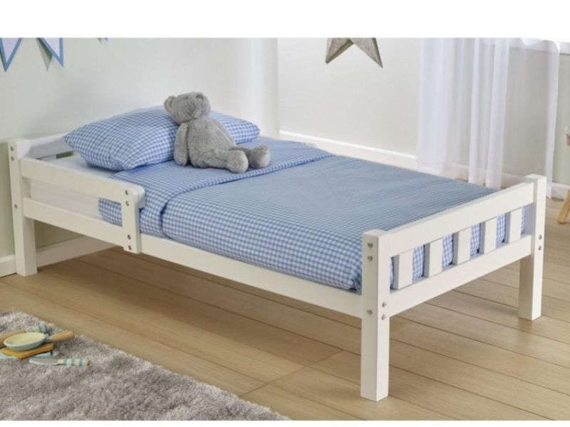 Kidsaw Starter Junior Wooden Bed Frame Bundle - Blue